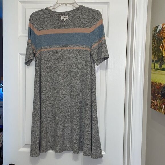 Lou & Grey Striped Swing Super soft t-shirt dress - Picture 2 of 6